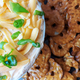 cheese dip on tray